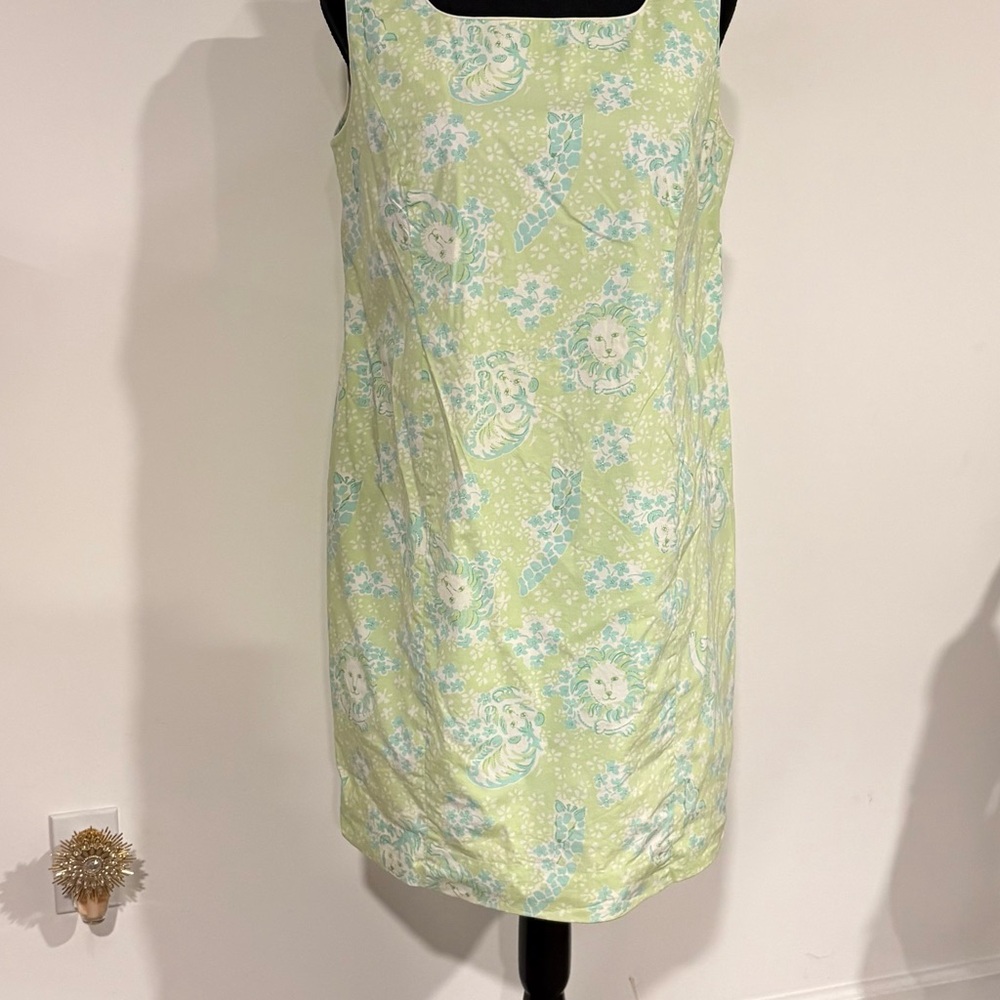 Lilly Pulitzer Women’s Vintage Zoobilee Pattern Shift Dress size Small